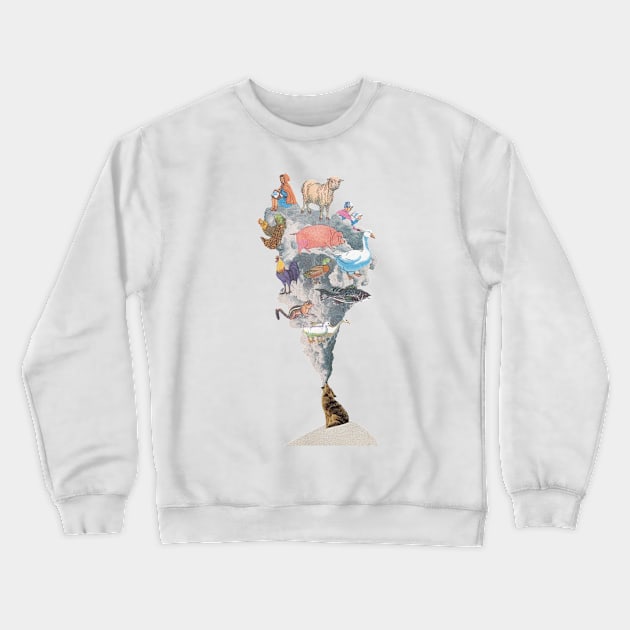 Big Bad Wolf Crewneck Sweatshirt by Lerson Pannawit